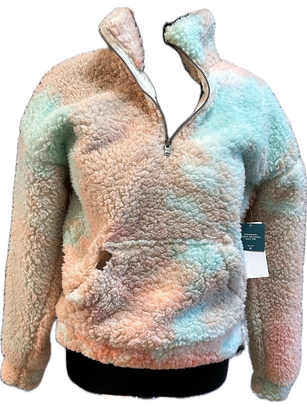 Roxy Bonfires On The Beach Sherpa Fleece Pullover Jacket XS